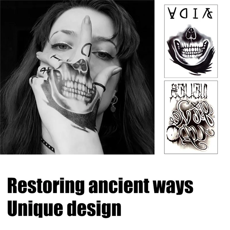 Водостойкая временная татуировка наклейка 10 шт. с цветком рук роза имитация флэш