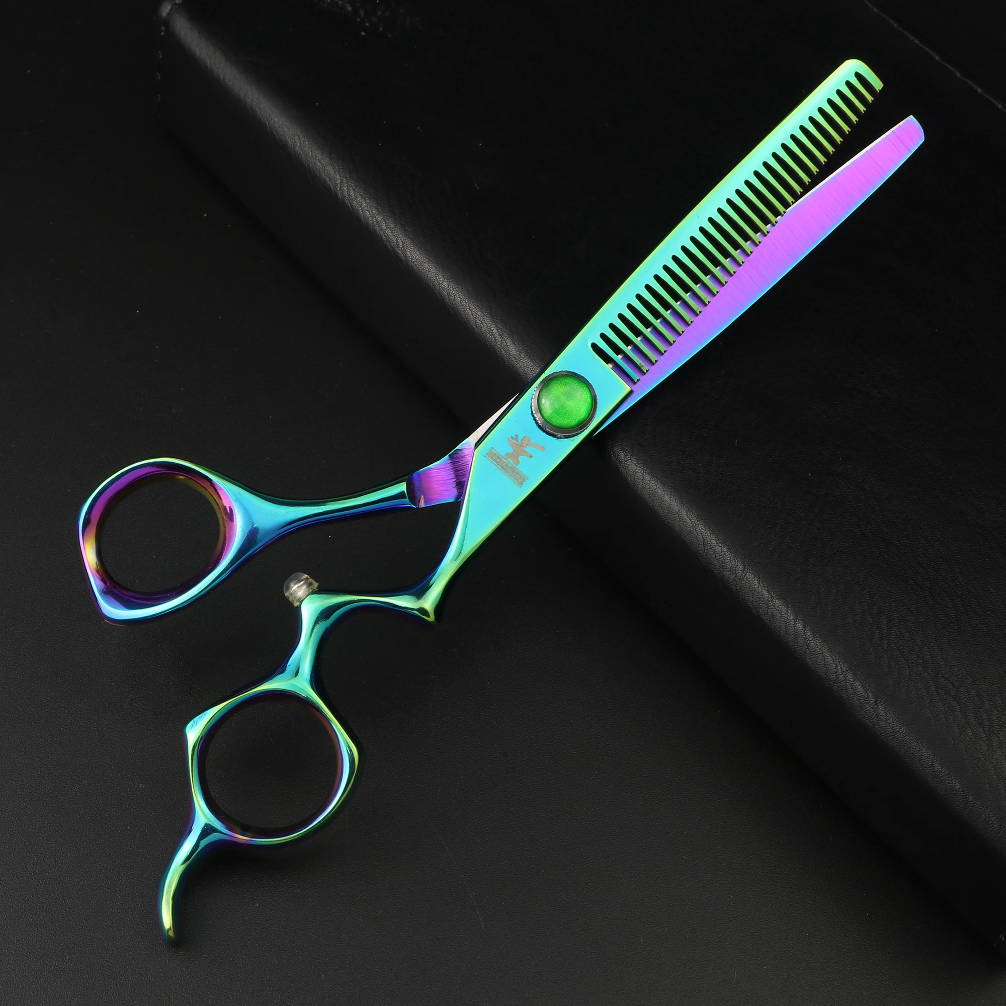 6 inch Aurora Color High Quality Japan 440C Cutting and Thinning Scissors Hairdresser Professional Hair Set | Красота и здоровье