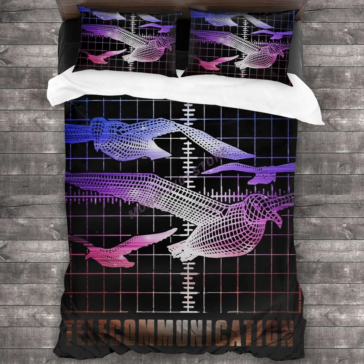 

A Flock Of Seagulls - Telelecommunication - 1 Bedding Set Duvet Cover Pillowcases Comforter Bedding Sets Bedclothes