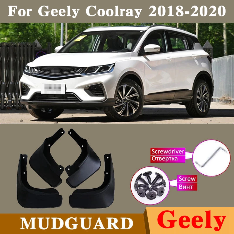 

Car Products Car Accessories Fender Mudguards Splash Guards Fender Mudflaps For Geely Coolray SX11 2008-2020 Car Fender