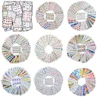 Новинка 2021, Смешанная искусственная кожа, переводная картинка, цветок, Бабочка, декоративный маникюрный набор