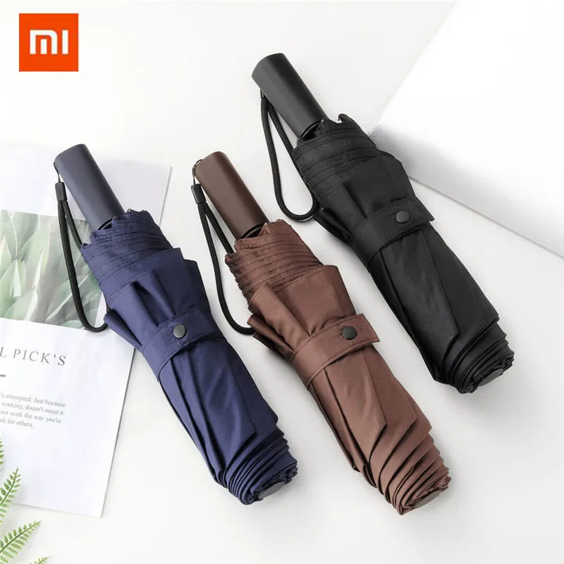 Прозрачный зонт Xiaomi LSD для мужчин и женщин портативный тройного сложения