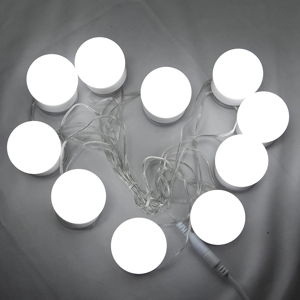 10 светодиодный косметический зеркальный СВЕТОДИОДНЫЙ Набор лампочек для