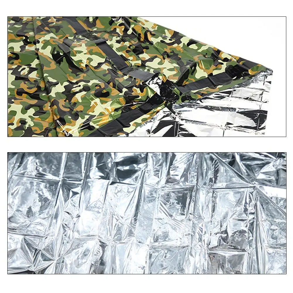 Легкий наружный Водонепроницаемый аварийный спальный мешок спасательное