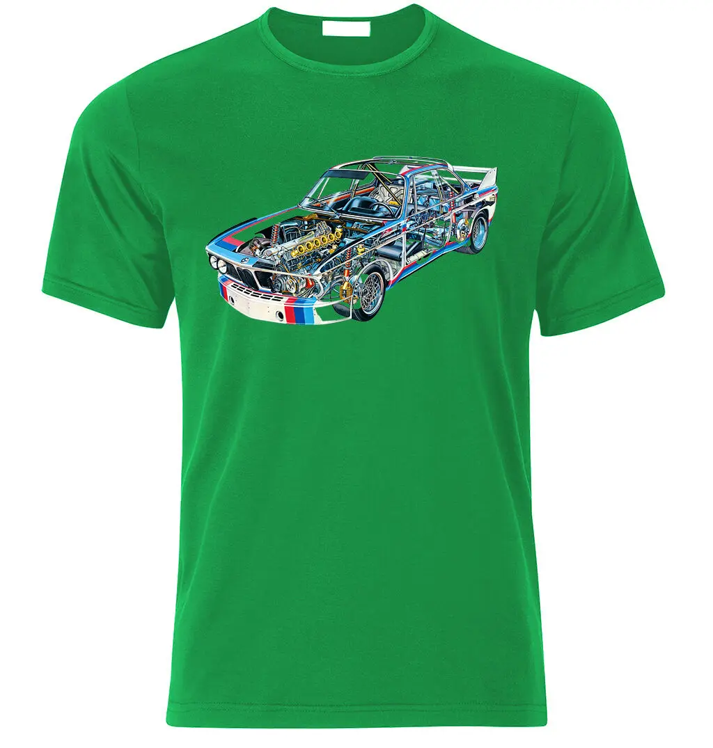 

T-shirt Fuer Old School Racing 3,0CSL 1975 DTM Fan Fan T-shirt Size M-5XL