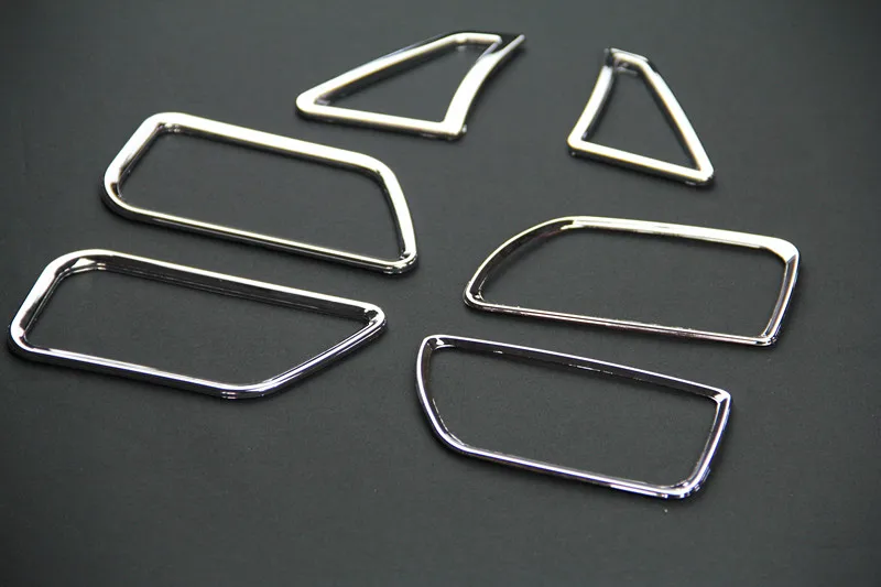 6 шт./компл. автомобильный Стайлинг ABS хромированный чехол для вентиляционного