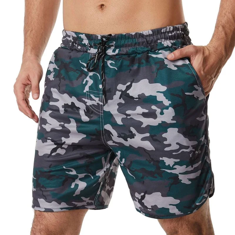 

Men's Shorts Fashion Camouflage Sports Casual Home Five-point Pants Men Clothing A133