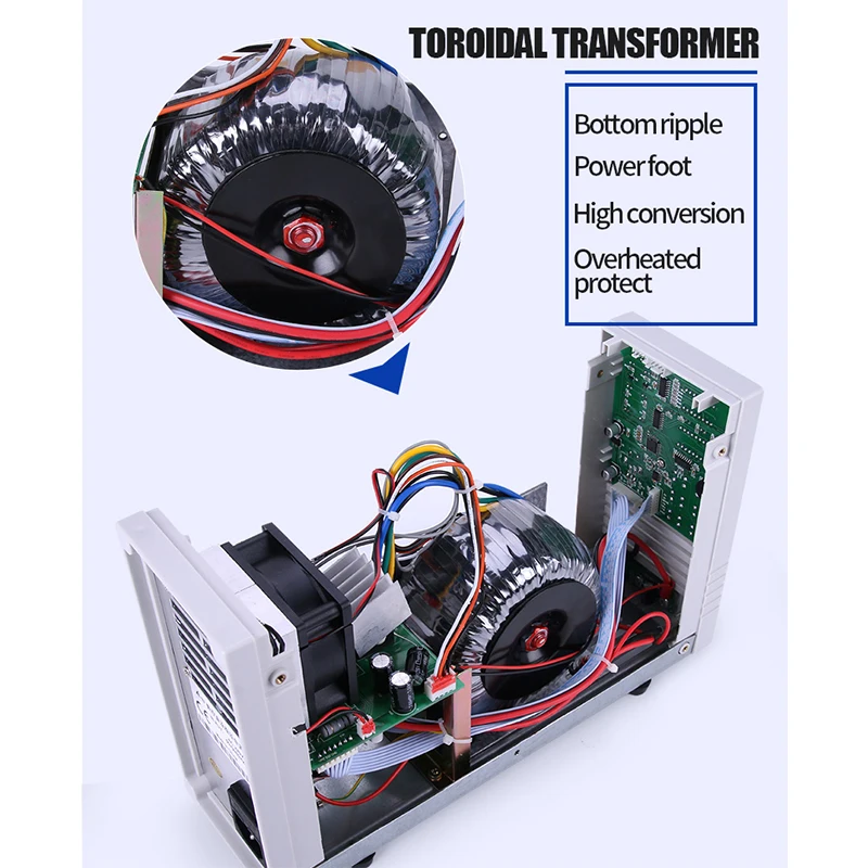 A-BF Digits DC Regulated Switching Adjustable Lab 30V 3A Power Supply Laboratory Precision LED Protect Eyes Bench Source 220 V |