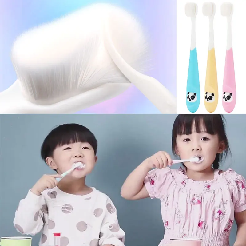 Детская зубная щетка с мягкой щетиной для обучения чистке зубов в форме