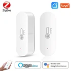 Смарт-датчик температуры и влажности TuyaSmartLife App ZigBee, работает от аккумулятора с Zigbee Hub через Alexa Google Homee
