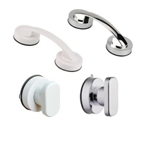 anti slip handrail no drilling shower handle offers safe grip with suction cup for safety grab in bathroom bathtub glass door