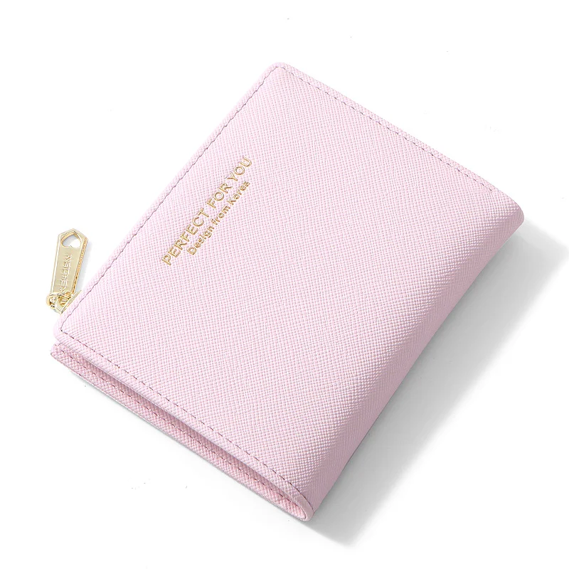 

WEICHEN Mini Wallet Women With Zipper Coin Purse Card Holder Female Small Purses Synthetic Leather Ladies Carteira Portfel