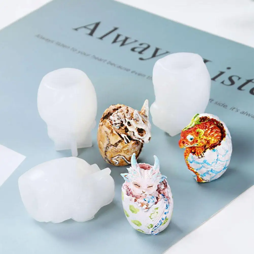 

Dragon Egg Epoxy Resin Mold Jewelry Pendant Silicone Decorations Ornaments Handmade Mould Model Tool DIY Casting Crafts J3P2