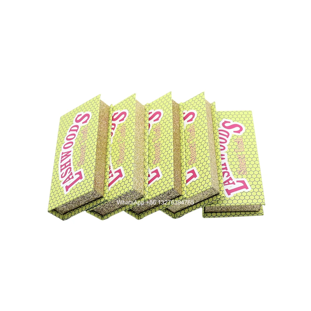 Искусственные желтые Чехлы для ресниц Индивидуальная коробка упаковки норковых