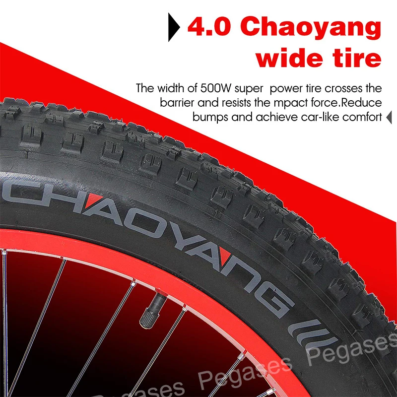 1000 Вт Электрический велосипед для полных шин 26 дюймов складной пляжный горный 7