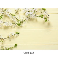 vinyl flower and wood planks photography backdrops prop christmas day theme photographic background cloth 21710chm 8215