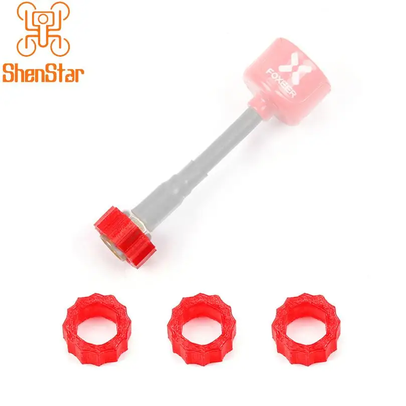 

ShenStar 10pcs/Set 3D Printed TPU SMA Antenna Wheel Anti-skid Tightening Wrench Handwheel Mount Seat for DIY FPV Racing Drone