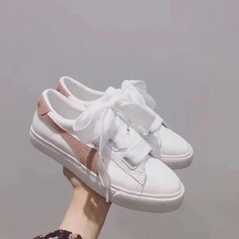 Женская обувь сезон весна-лето 2019 женские Беговые туфли модные холщовые дышащие