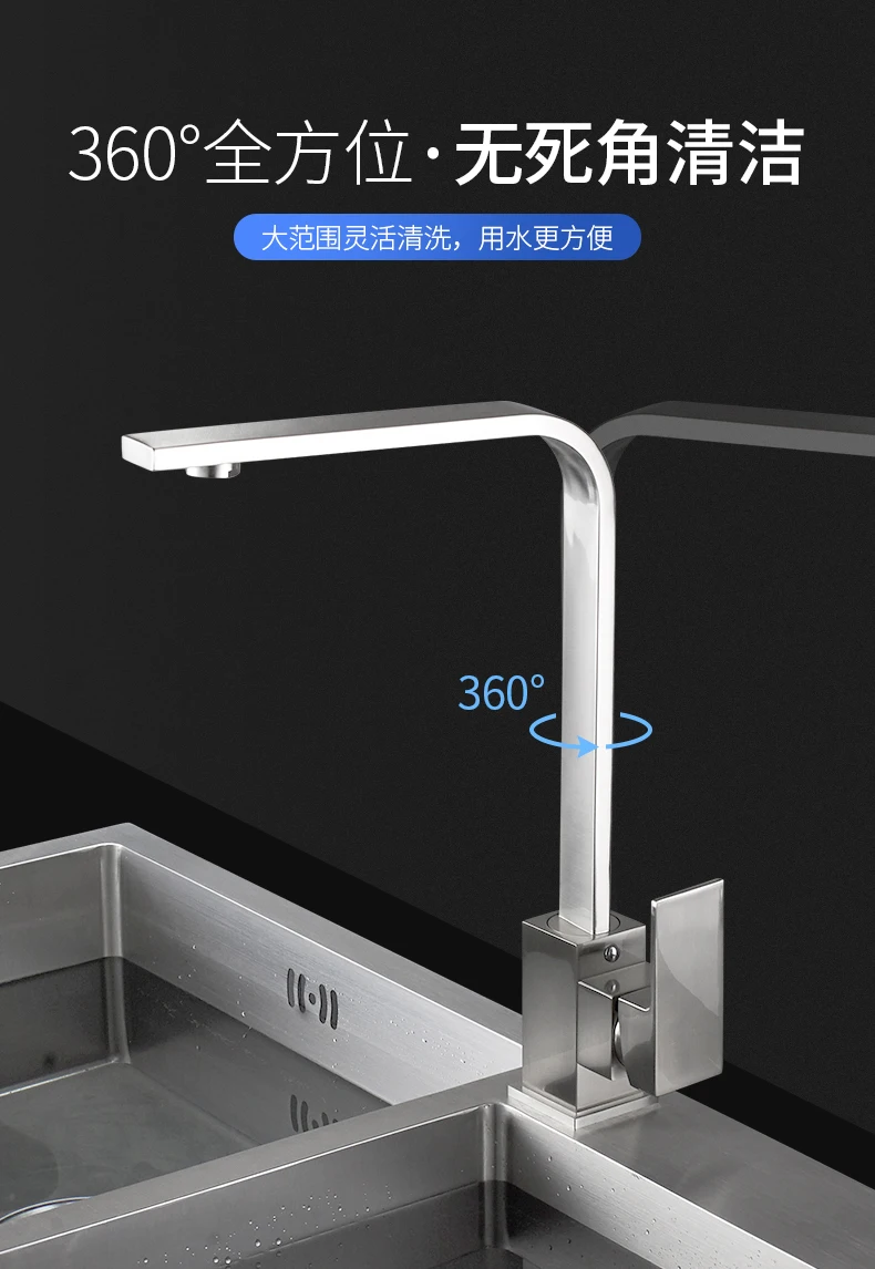 

Drain Wash Mixer Faucet Extender Diverter Waterfall Sink Kitchen Faucet Black Cold Grifos De Cocina Home Improvement EA6CLT