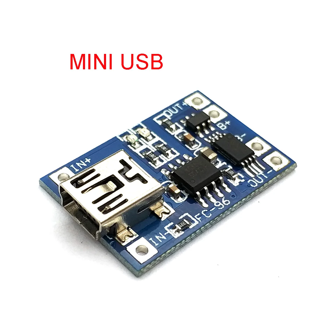 Зарядная плата TP4056 MINI USB 5 В 1 А 18650 литиевая батарея модуль зарядного устройства +