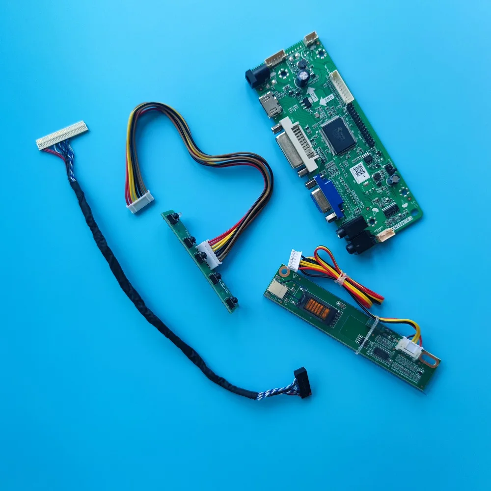 

Kit B156XW01 V0/V1/V2 VGA Signal Controller board DVI HDMI-compatible Screen 1 lamps LVDS 1366X768 30pin Display Panel 15.6"