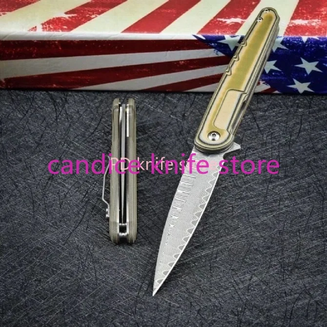 Складной нож VG10 многофункциональный Боевой клинок с шарикоподшипником и