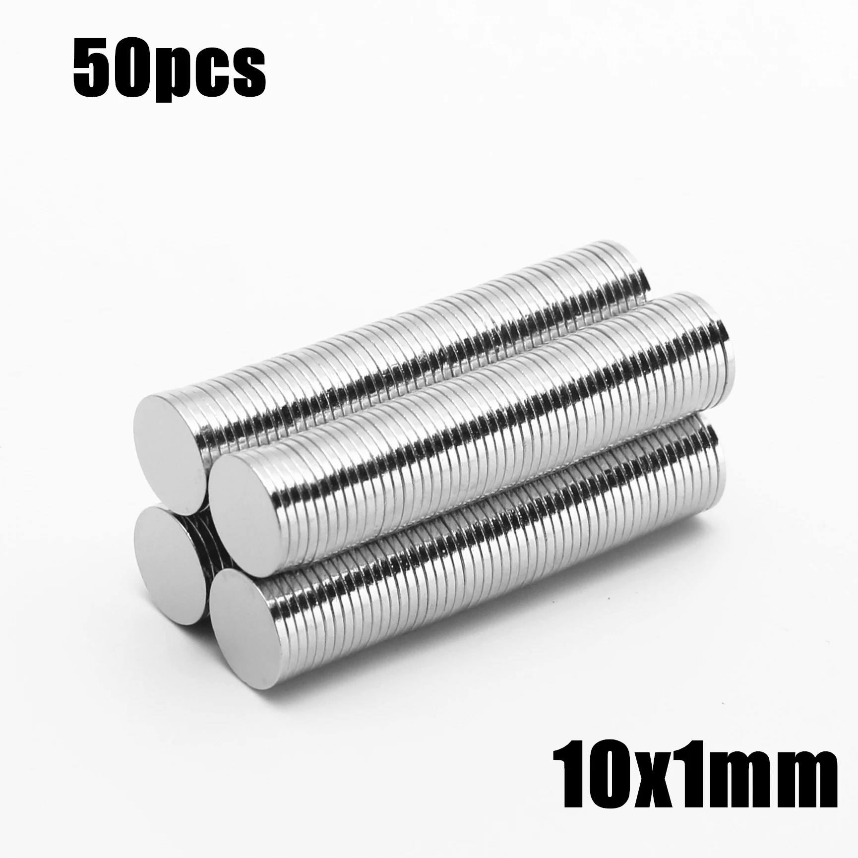 50 шт. 10x1 мм супер мощный большой небольшой круглый Неодимовый Диск NdFeB магниты