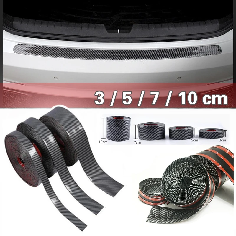 3D наклейка для автомобиля из углеродного волокна защитная лента сделай сам на
