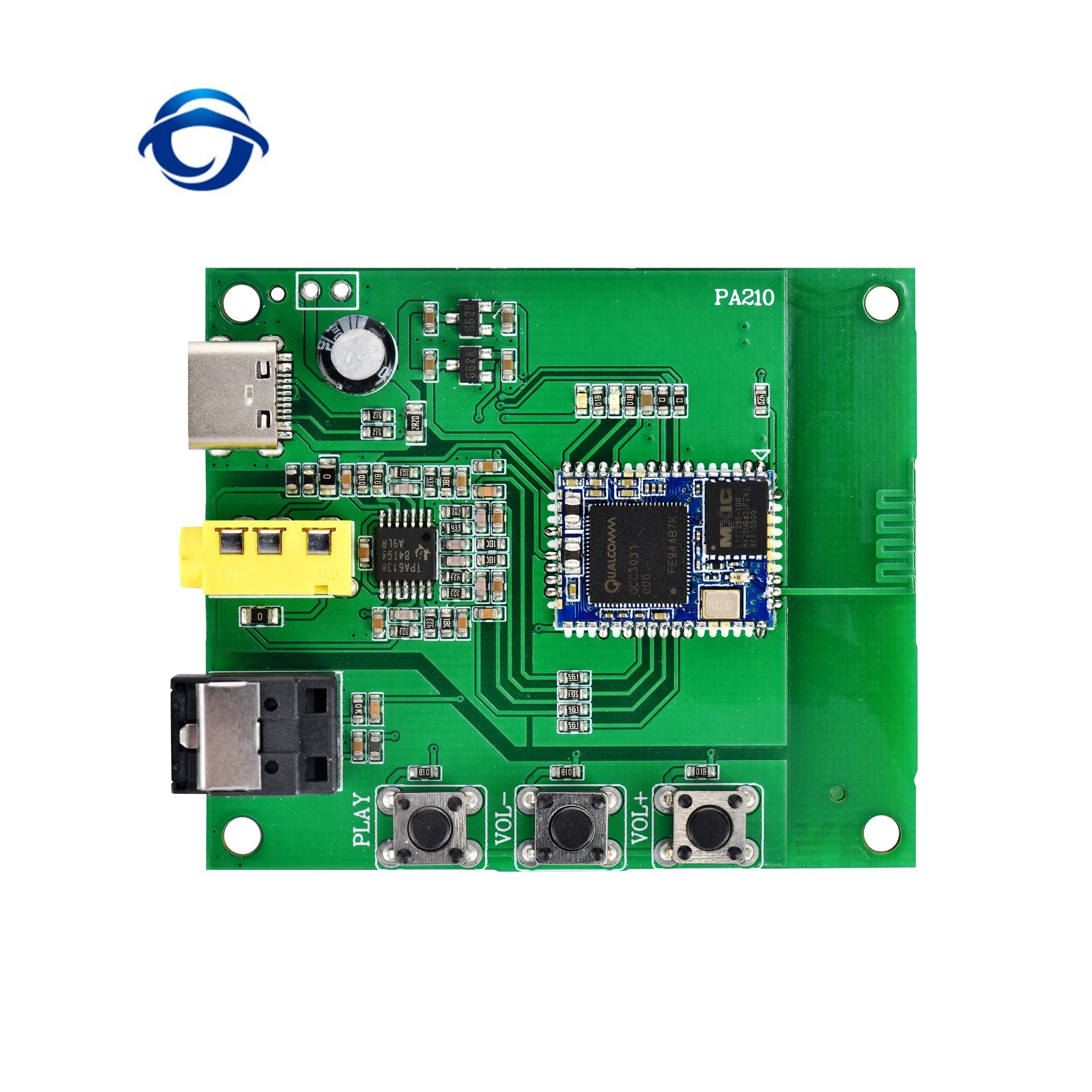 Цифровой аналоговый аудио модуль PA210 Bluetooth 5 0 QCC3031 коаксиальный Оптический