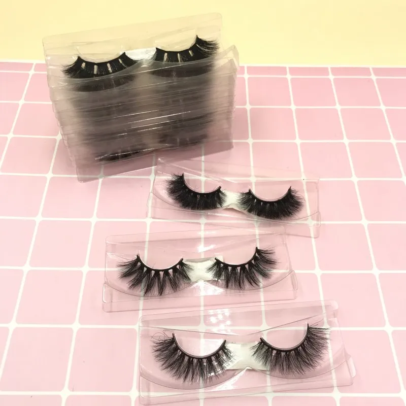 Wholesale Eyelashes 30pairs/lot Fast Delivery 18-22mm without Lash Box 3D Mink Eye Lashes