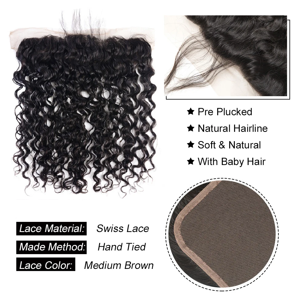 Beaufox бразильские волнистые от уха до кружевные фронтальные 100% человеческие