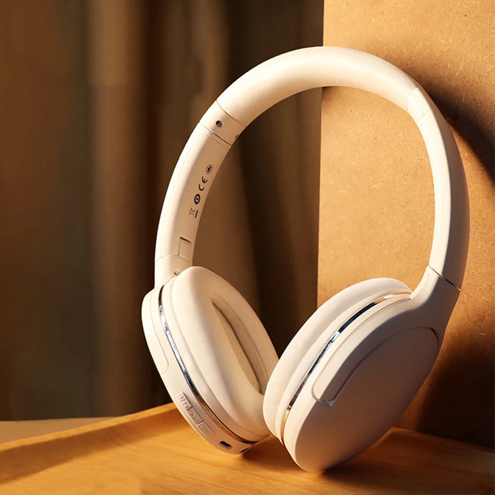 Baseus Encok D02 Pro Wireless Headphones Sport Bluetooth Headset Foldable Gaming Headset Bass Hifi Sound Music Stereo Earbuds