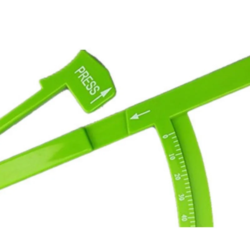 Штангенциркуль инструмент тестер с диаграммой измерения для точного Skinfold жира