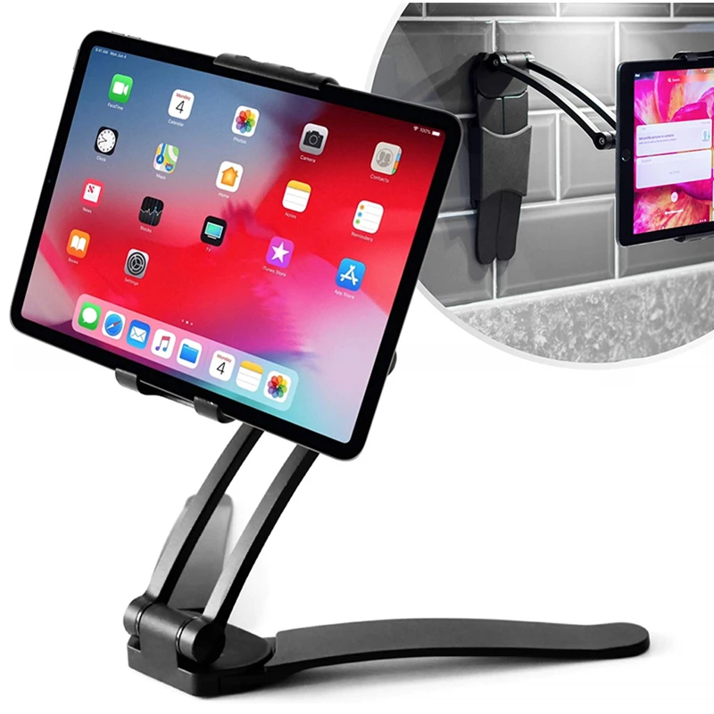 Подставка для планшета 2 в 1 из алюминиевого сплава крепления на кухне ленивых