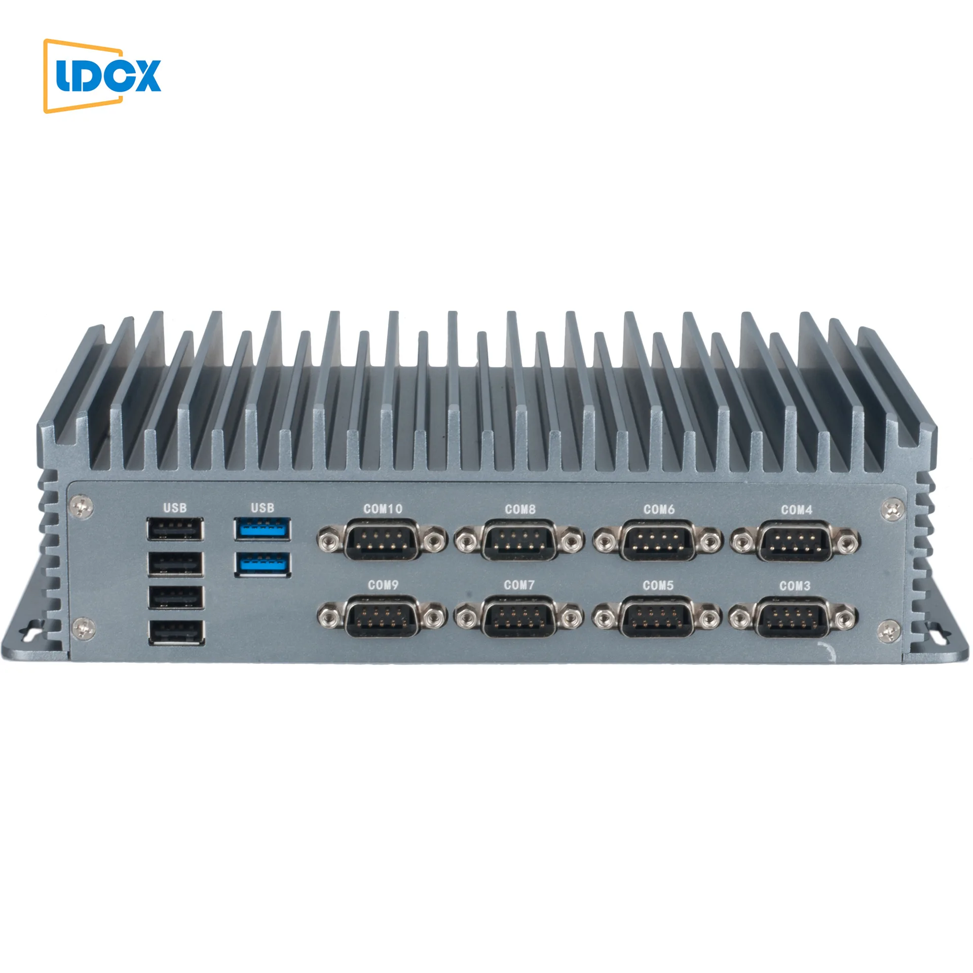 

All-aluminum fanless quad-core J1900 multi-serial embedded micro mini computer host industrial computer