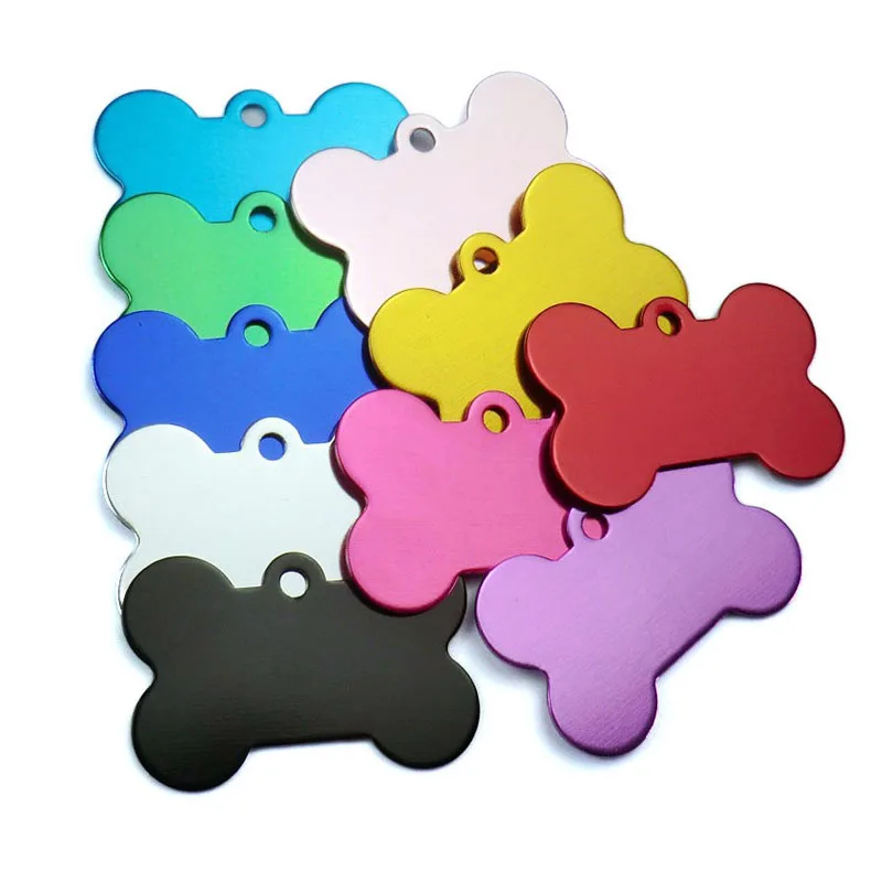 

Оптовая продажа, 100 шт., алюминиевые бирки для кошек и собак