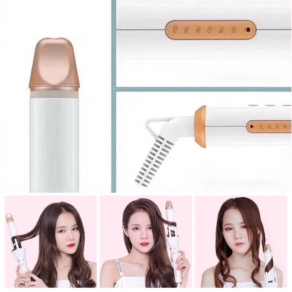 Машинка для завивки волос вращающаяся лучшая профессиональная плойка палочка