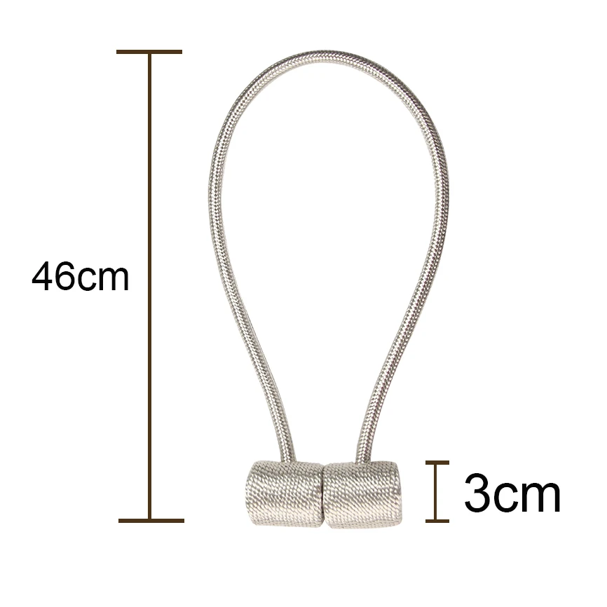 Магнитный подхват для штор декоративные аксессуары окон держатель из полиэстера