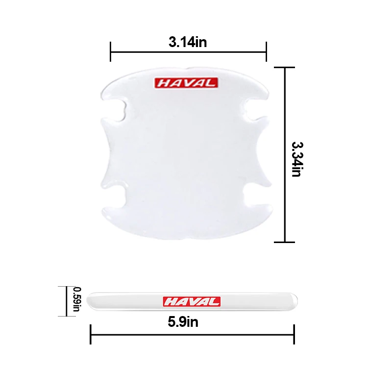 8 шт. 3d наклейка на дверную ручку для предотвращения столкновений защитная полоса