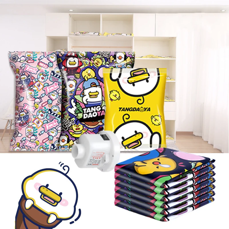 6/11 шт. утолщенные дорожные вакуумные мешки для одежды многоразовые