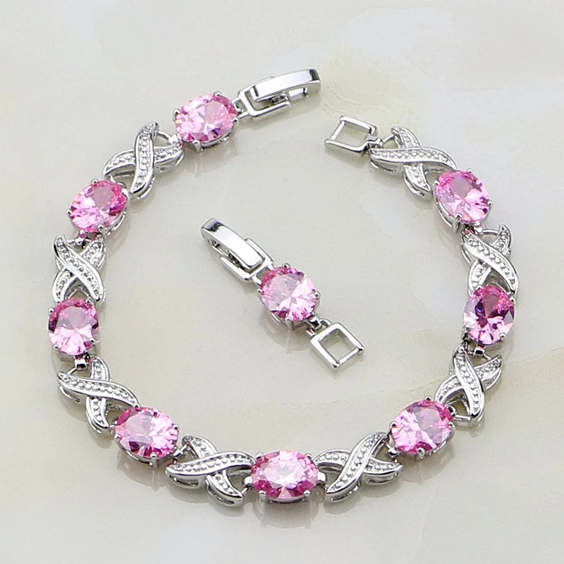 Ювелирные изделия из стерлингового серебра 925 пробы мистический розовый