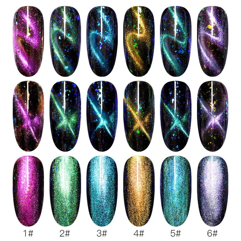 Магнитный Гель лак для ногтей кошачий глаз 7 мл|Гель ногтей| |