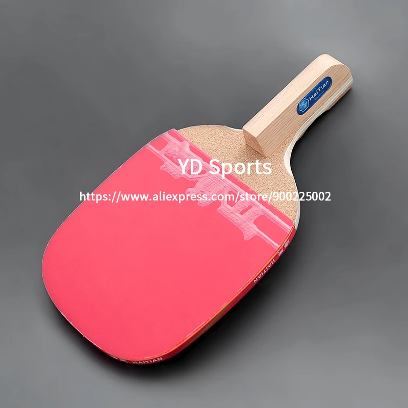 Original Professional Tennis Table Rackets Single Racket Racquet Sports Wood Ping Pong Paddle Rubber Bats Padel