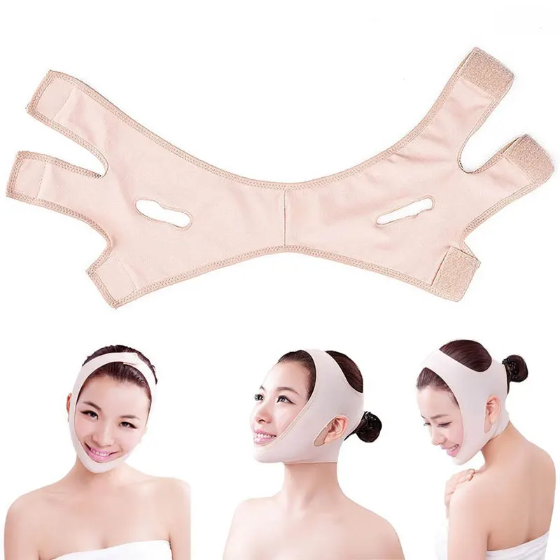 Tcare 1 шт. уход за кожей лица V Форма r лицом для похудения бинты релаксации