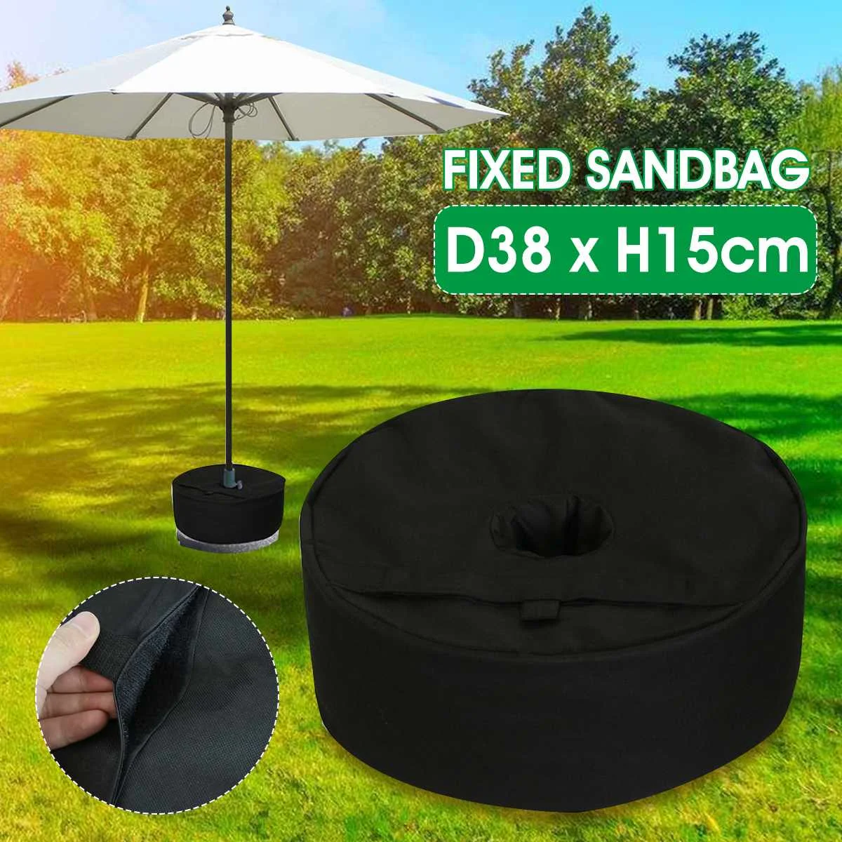

Beach Garden Patio Sunshade Umbrella Base Weight Bag Heavy Duty Sand Bags Waterproof Parasol Base Tent Stand Holder
