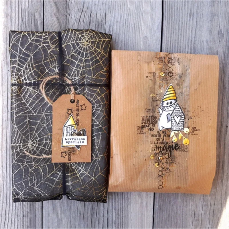 CH крыша прозрачный силиконовый штамп запечатать себя Скрапбукинг альбом листы