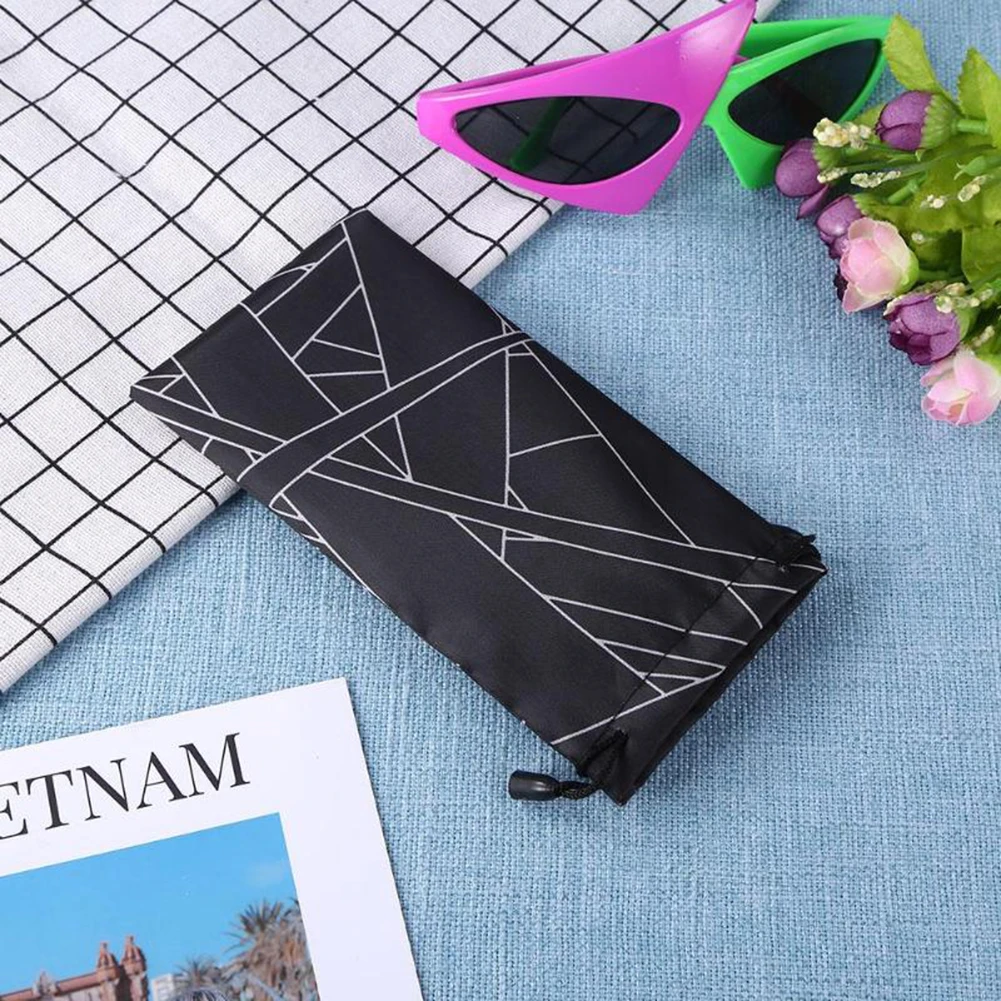 1 шт. портативная стеклянная сумка Солнцезащитная для очков контейнер льняная