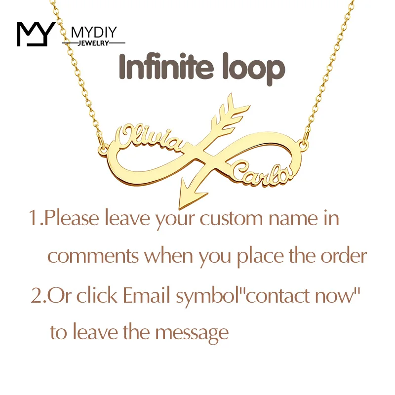 Ожерелье из нержавеющей стали с именем на заказ | Украшения и аксессуары