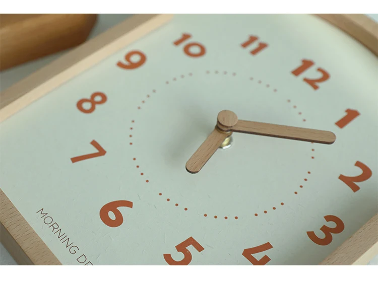 Дизайнерские настенные часы в скандинавском стиле милые минималистичные