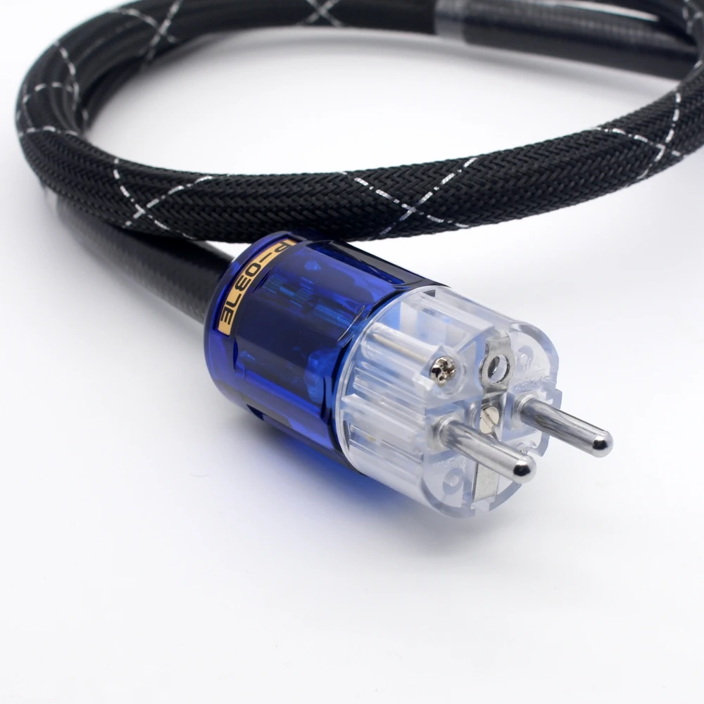 Hi Fi 8N PSC 3 0 S 99.9% высокой чистоты бескислородный медный кабель питания переменного
